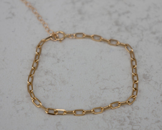 Golden Clips Bracelet